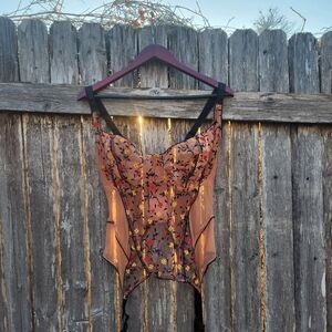 Adore Me Amaris Floral Nude Bustier